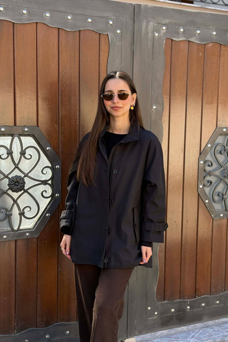 XHAKETE NJE NGJYRESHE ME ZINXHIR DHE BUTONA PER FEMRA NE NGJYRE TE ZEZE ME TE ZEZE - 3