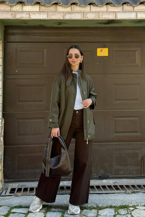 XHAKETE NJE NGJYRESHE ME ZINXHIR DHE BUTONA PER FEMRA NE NGJYRE ULLI - 4