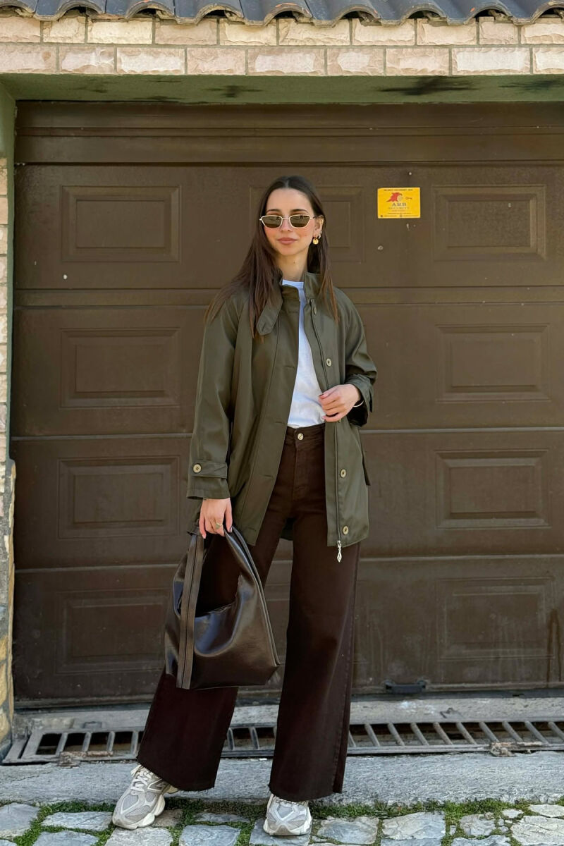 XHAKETE NJE NGJYRESHE ME ZINXHIR DHE BUTONA PER FEMRA NE NGJYRE ULLI - 4