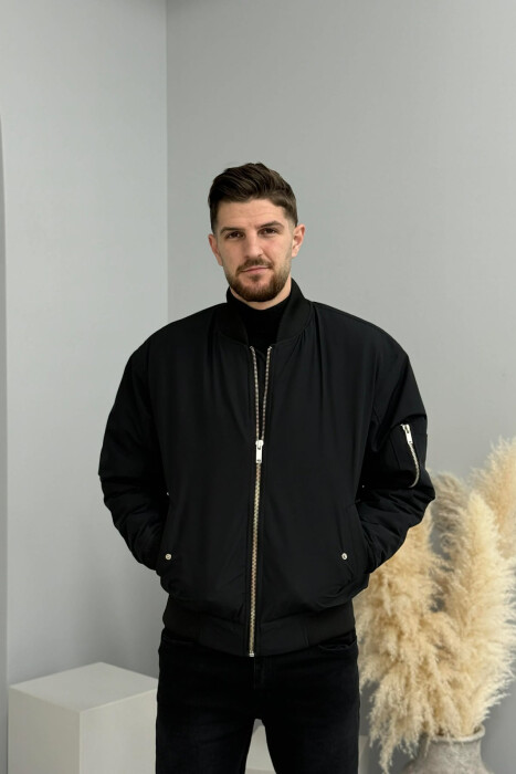 XHAKETË NJË NGJYRËSHE PËR MESHKUJ NË NGJYRË TË ZEZË - 5