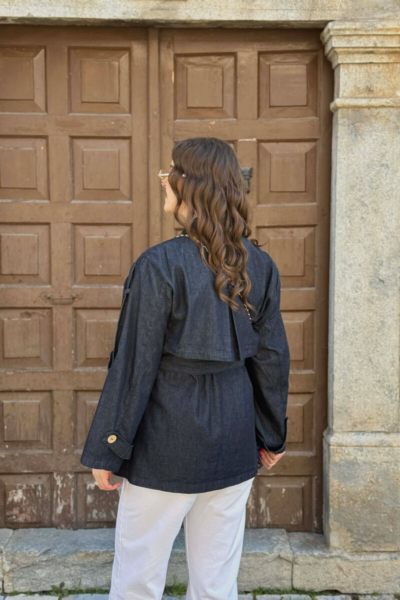 XHAKETE XHINS ME DETAJE LIDHESESH PER FEMRA NE NGJYRE BLU - 2