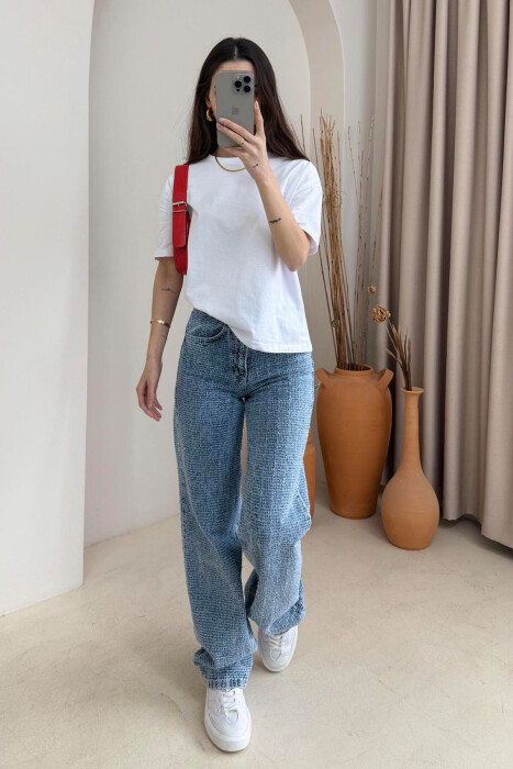 XHINSE NJË NGJYRËSHE PËR FEMRA NË NGJYRËN BLU E ZBARDHUR - 2