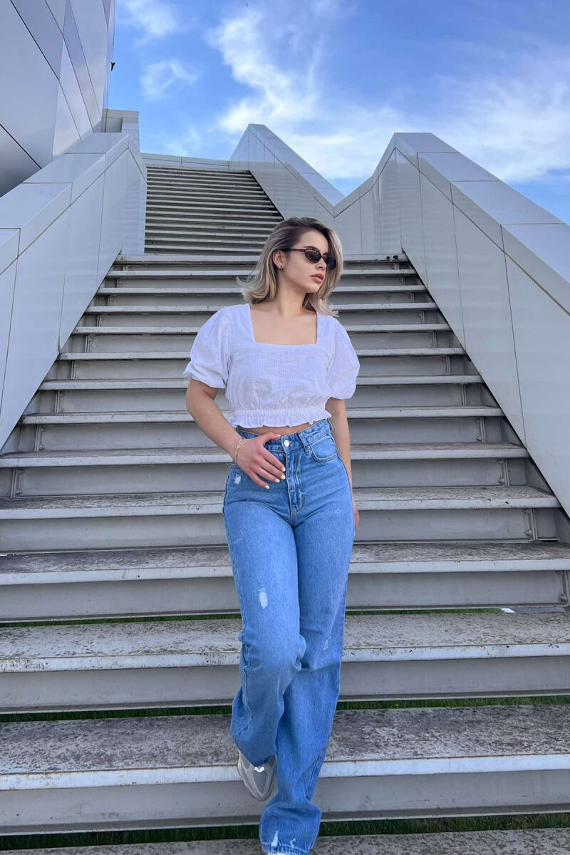 XHINSE NJË NGJYRËSHE PËR FEMRA NË NGJYRËN BLU E ZBARDHUR - 2