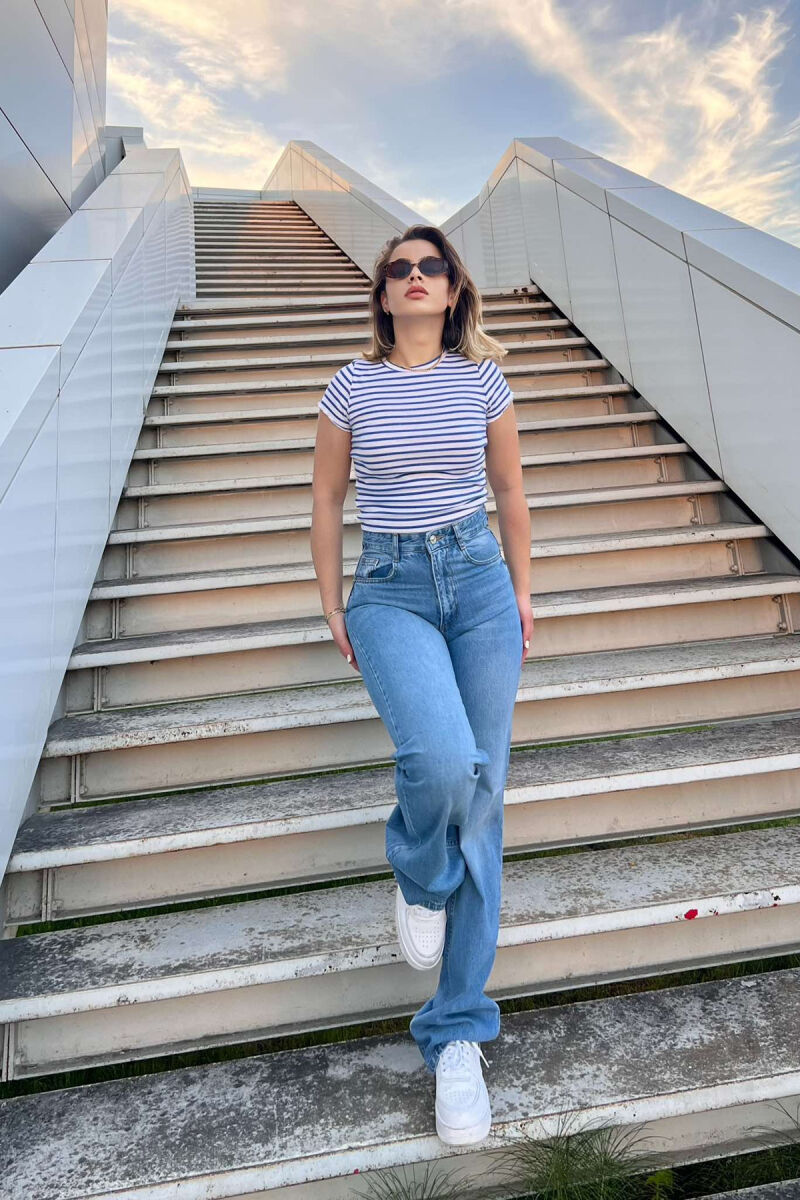 XHINSE NJË NGJYRËSHE TË GJËRA PËR FEMRA NË NGJYRËN BLU - 2