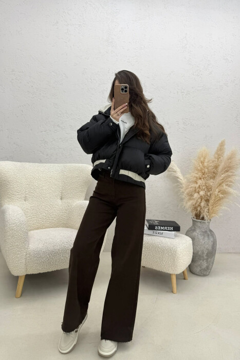 XHUP I SHKURTER NJE NGJYRESH ME ZINXHIR PER FEMRA NE NGJYRE TE ZEZE - 2