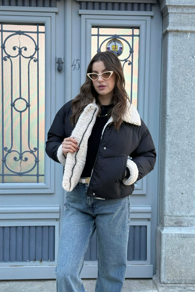 XHUP I THJESHTË PËR FEMRA NË NGJYRËN E ZEZË - 6