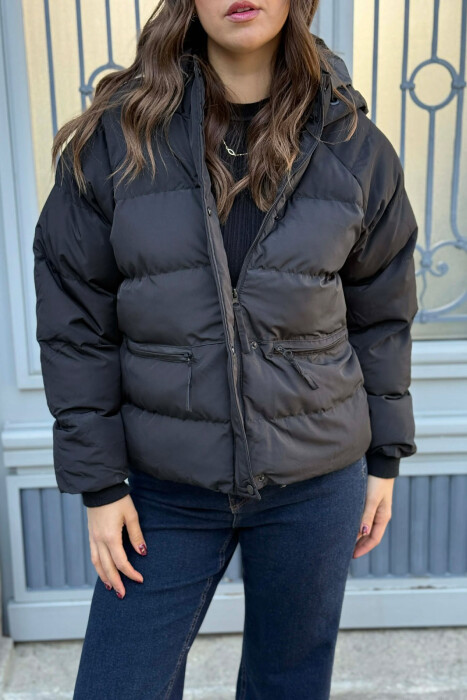 XHUP I THJESHTË PËR FEMRA NË NGJYRËN E ZEZË - 3