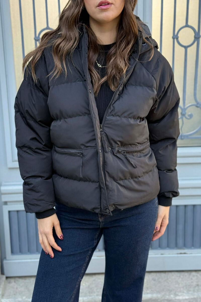 XHUP I THJESHTË PËR FEMRA NË NGJYRËN E ZEZË - 3