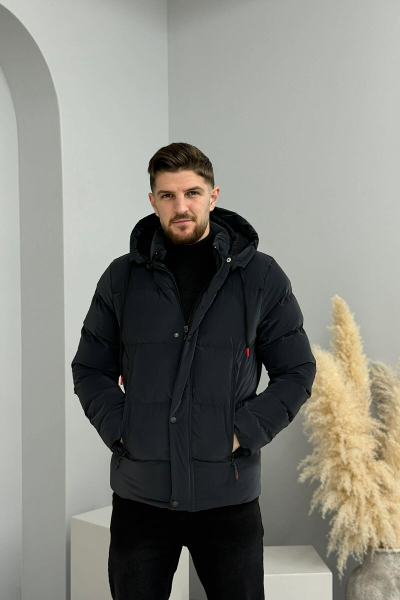 XHUP NJE NGJYRESH ME KAPUÇ DHE PUSH PER MESHKUJ NE NGJYRE GRI TE ERRET - 8