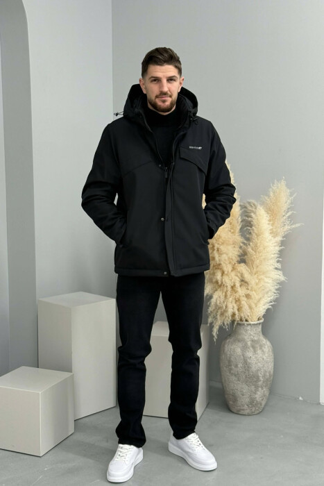 XHUP NJE NGJYRESH ME KAPUÇ DHE ZINXHIR PER MESHKUJ NE NGJYRE TE ZEZE - 2