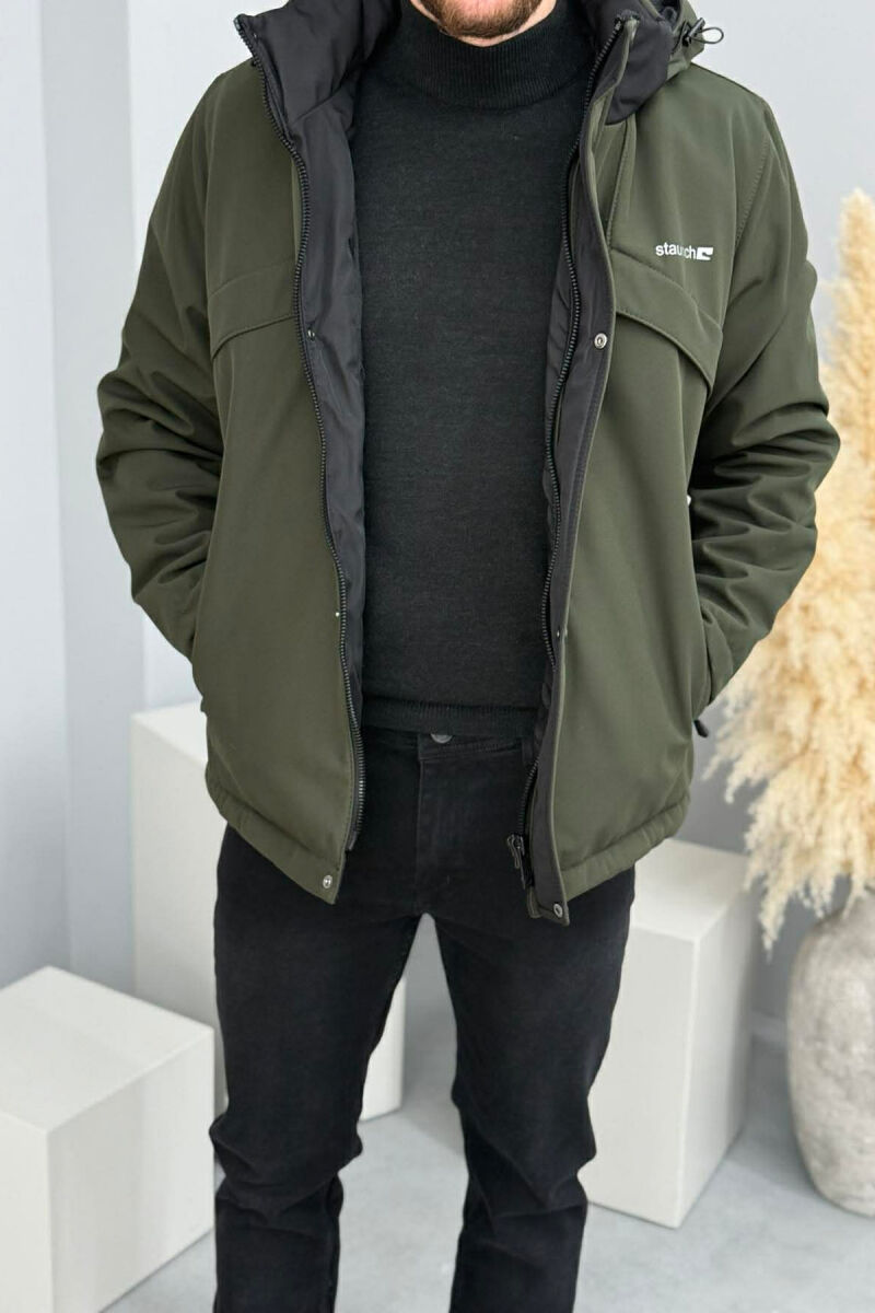 XHUP NJE NGJYRESH ME KAPUÇ DHE ZINXHIR PER MESHKUJ NE NGJYRE ULLI - 5