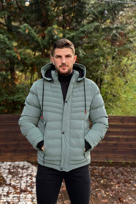 XHUP NJE NGJYRESH ME KAPUÇ PER MESHKUJ NE NGJYRE GUR KALI - 3