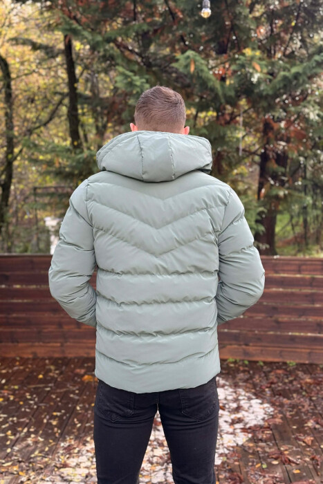 XHUP NJE NGJYRESH ME PUSH DHE KAPUÇ PER MESHKUJ NE NGJYRE GUR KALI - 3