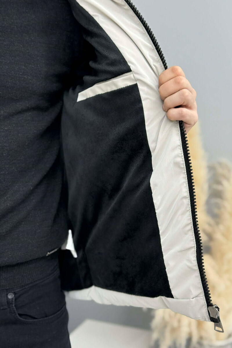 XHUP NJE NGJYRESH ME PUSH PER MESHKUJ NE NGJYRE GRI TE ZBARDHUR - 3