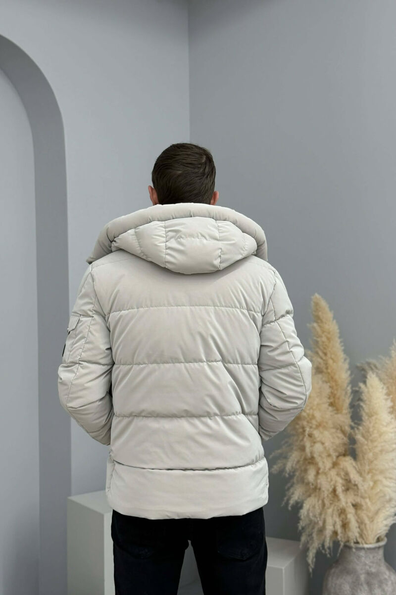 XHUP NJE NGJYRESH ME PUSH PER MESHKUJ NE NGJYRE GRI TE ZBARDHUR - 4