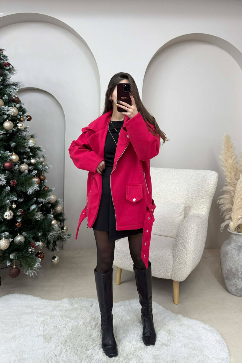 ZIPPED WOMEN JACKET FUCHSIA/CIKLAMI - 4